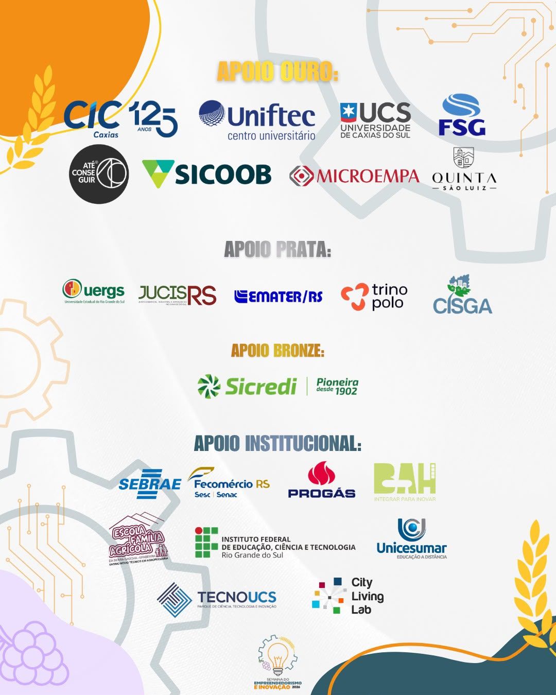 Semana do Empreendedorismo e Inovação 2026!